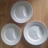 Sarreguemines artichoke plates