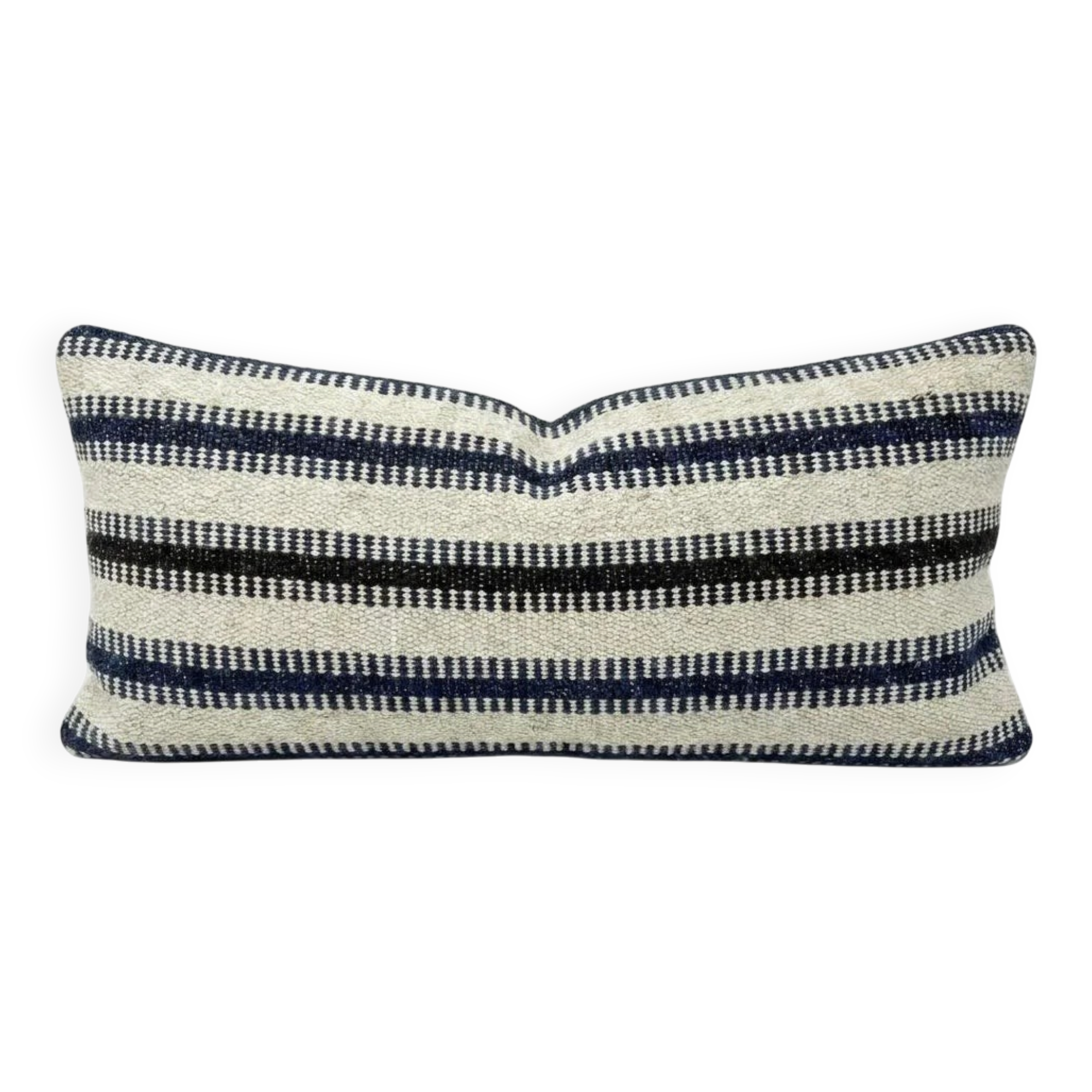 Housse de coussin kilim vintage 25x51 cm