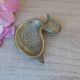 Small carved brass duck ashtray, duck pocket ashtray