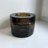 Bubbled glass ashtray from Biot vintage 70s