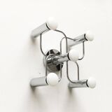 Vintage German Space Age ceiling lamp by Gaetano Sciolari for Leola, 1970s.