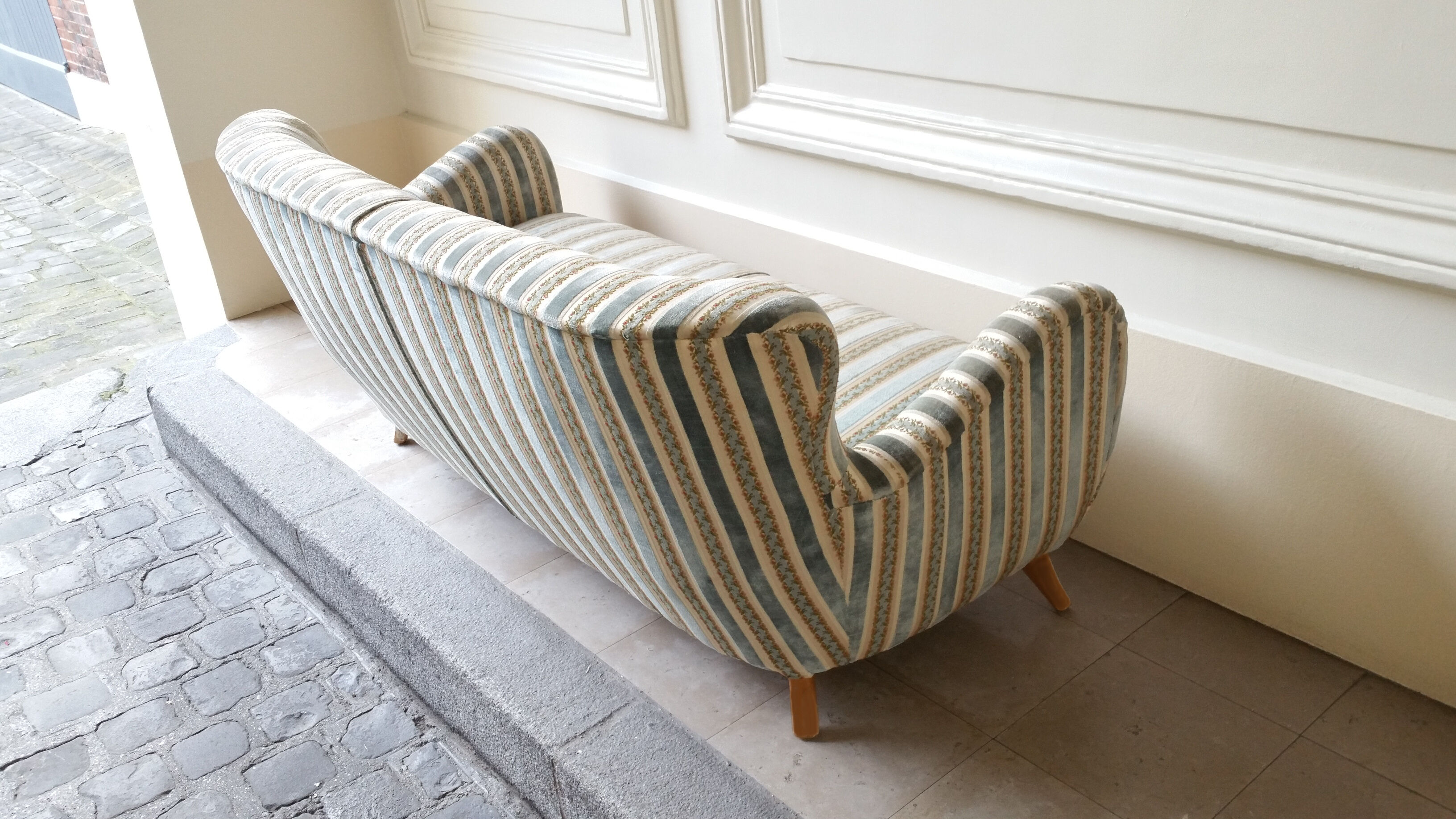 50s 60s Organic sculptural sofa couch