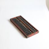 Chinese Suanpan counting frame with beads or Abacus, ca 19th