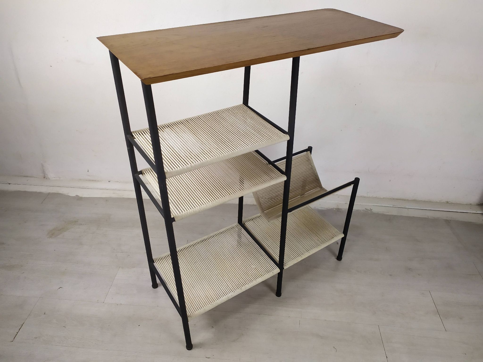Étagère vintage corde