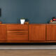 Retro teak 1960s long mcintosh of kirkcaldy sideboard by tom robertson