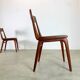 Boomerang Dining Chairs by Alfred Christensen for Slagelse Møbelværk Denmark 60s