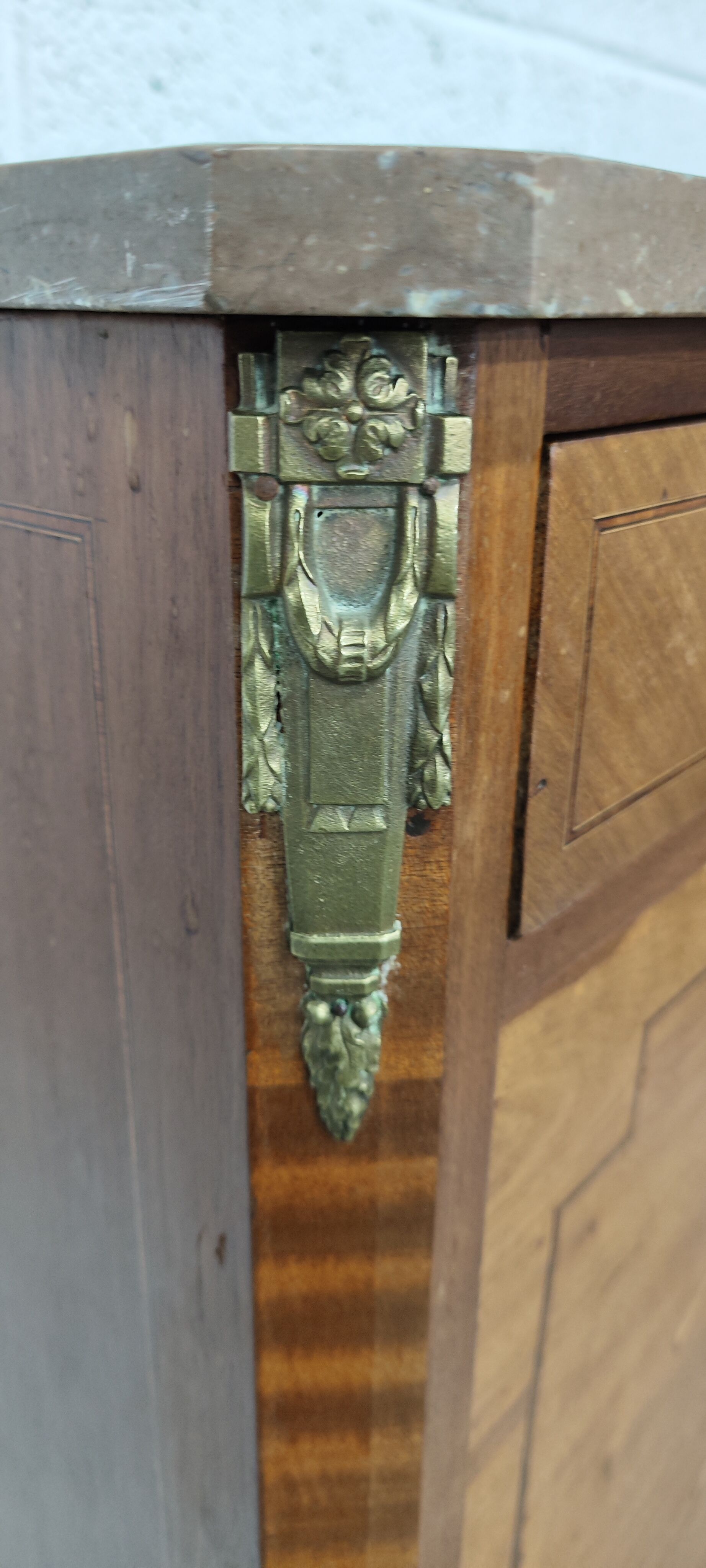 Former secretary marquetry and gilded bronze fittings