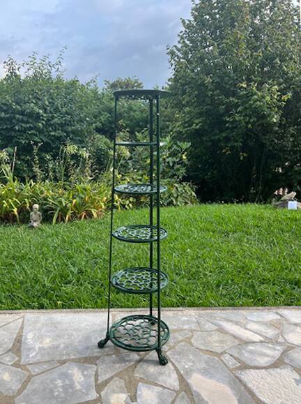 Support for 6 shelves for pots and pans, vegetable baskets, Vintage – Fo