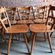 Set of 14 Scandinavian bistro chairs year 60