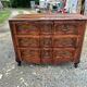 Commode 19 ème en Noyer et Bronze