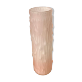 Pink glass vase