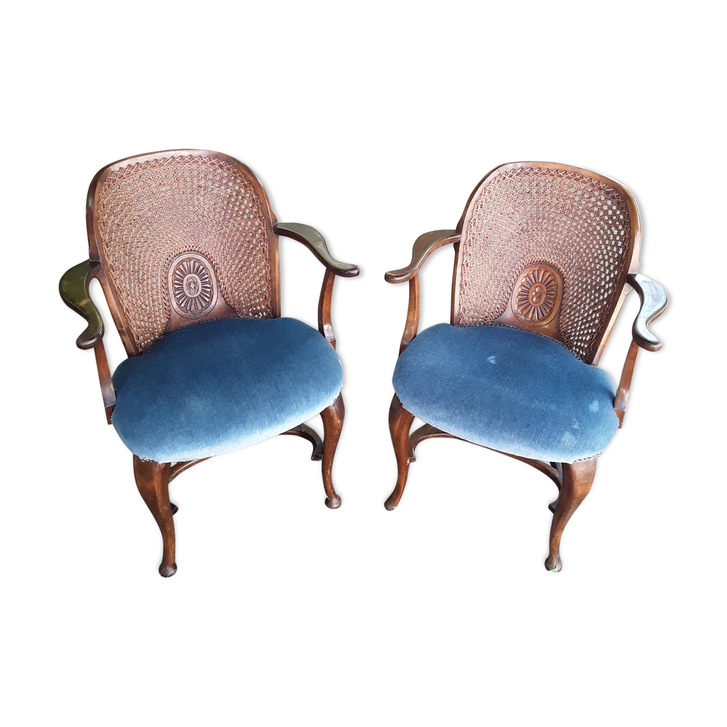 Paire de fauteuils 19ème