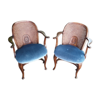 Paire de fauteuils 19ème