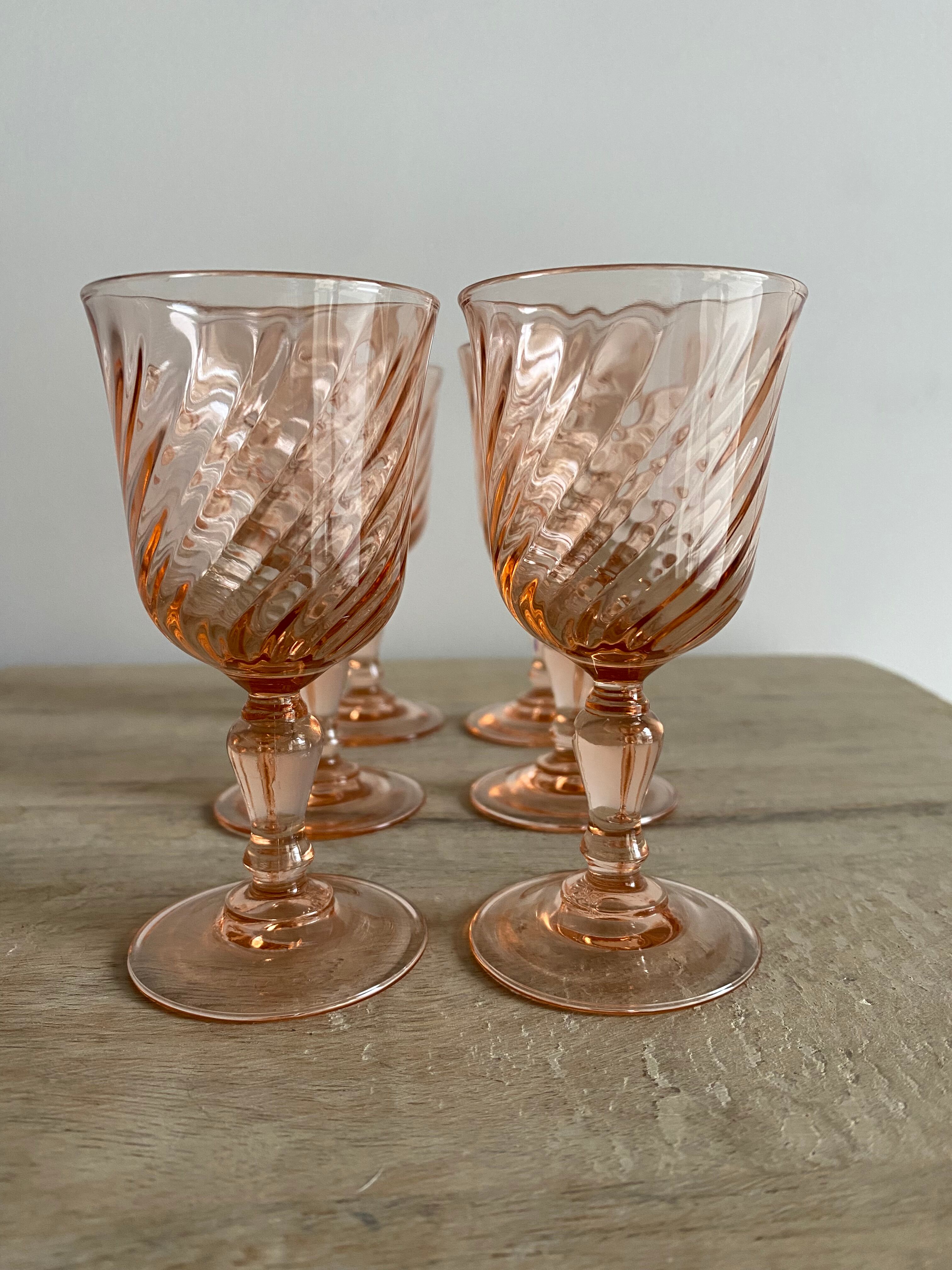 Rosaline Arcoroc digestive glasses