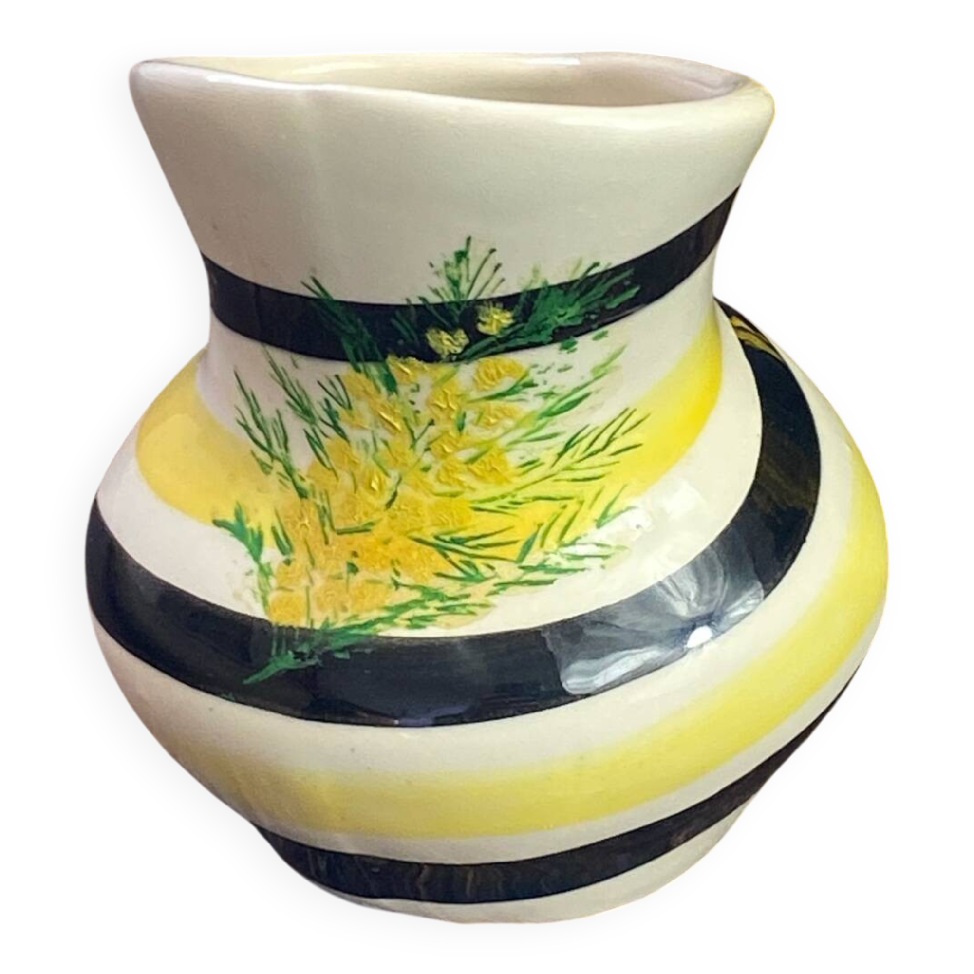 Mini vase, mimosa, ceramic, Poët Laval