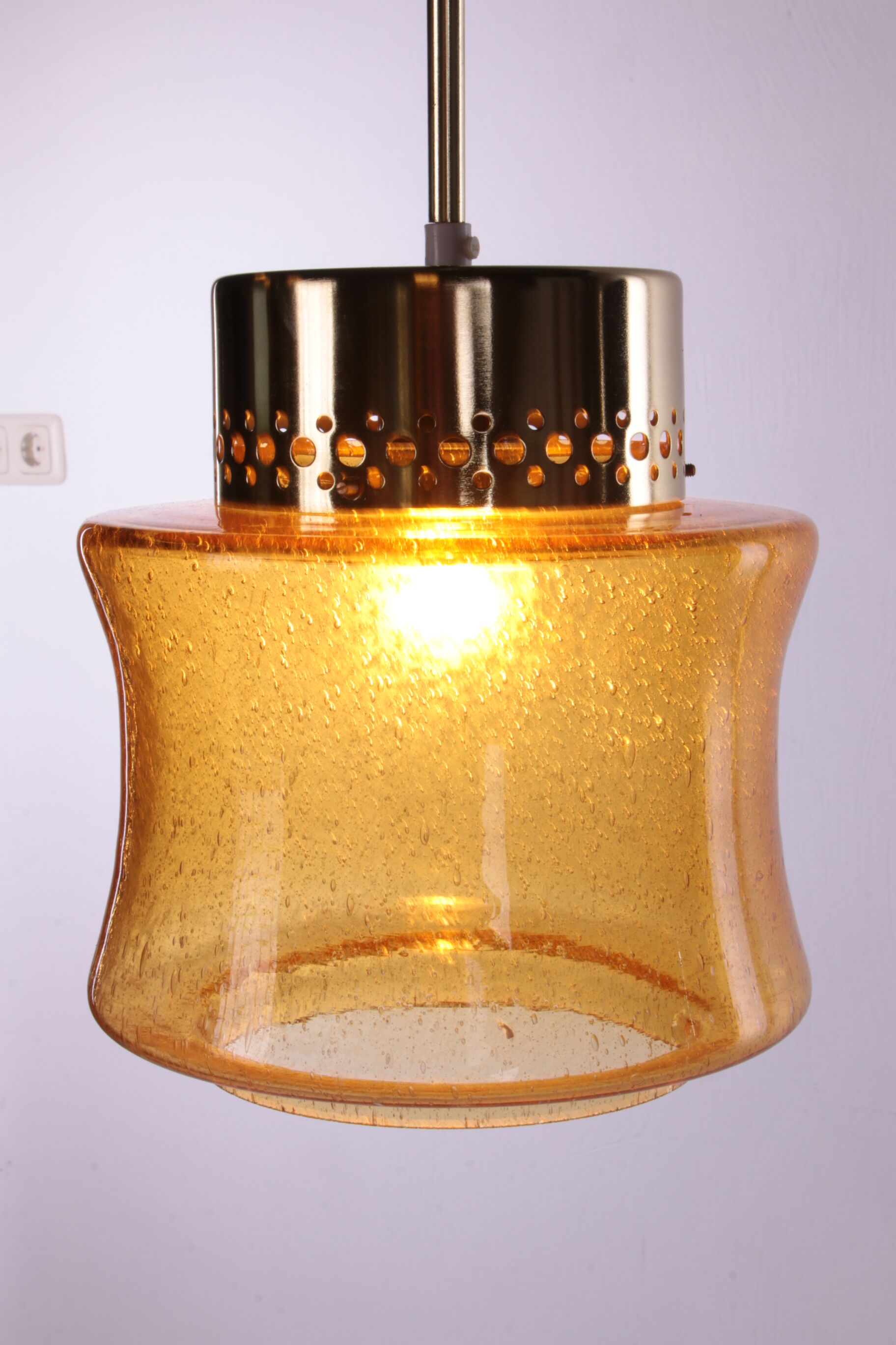 Vintage Hollywood Regency Hanging Lamp 1960s Germany