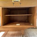 Furniture chest of drawers two-tone 60s