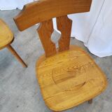 Set of 2 Vintage Wooden Tyrolean Dining Chairs by Ruko Sessel Alois Koller