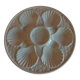 Longchamp white earthenware oyster plate