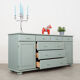 Enfilade en pin, design danois, années 1970, production: Danemark