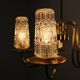 Mid-Century Brass Chandelier, 1970s, Czechoslovakia