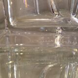 Magnificent rectangular crystal vase of daum years 1960 1970