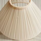 Ovoid lamp in speckled pink porcelain