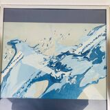Abstract painting signed C. Gassmann, 1970s