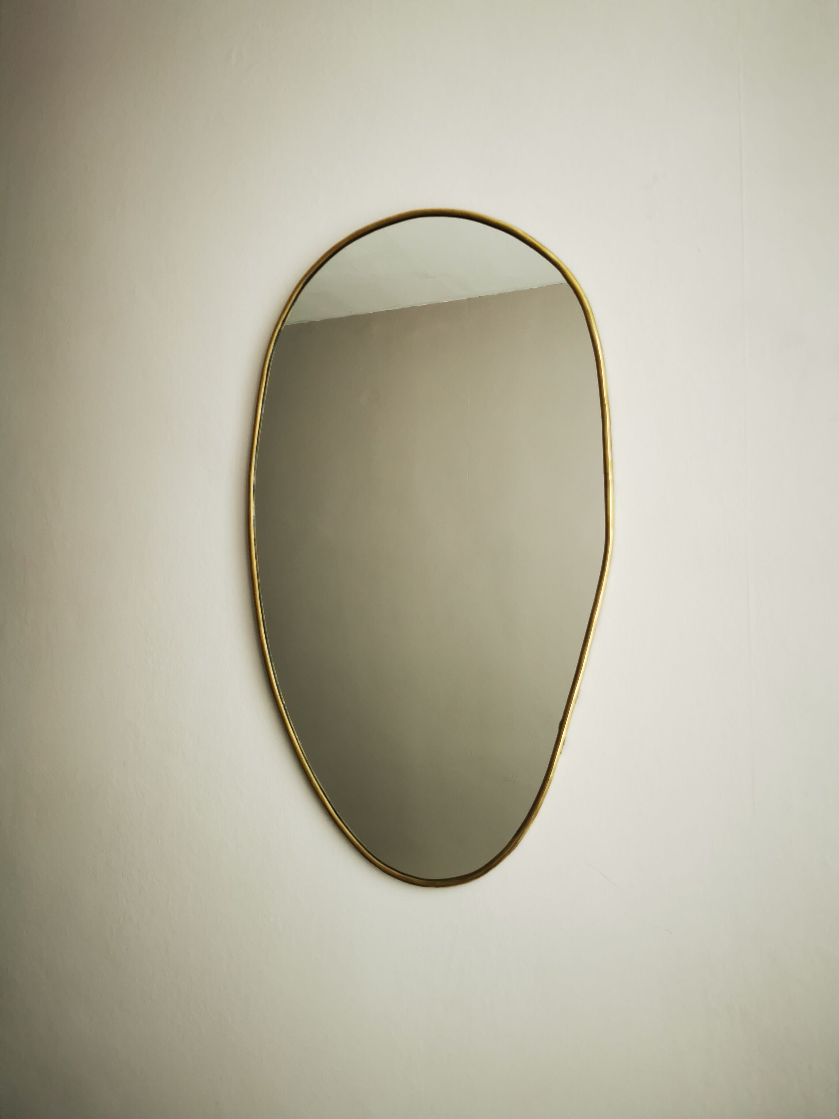 Brass mirror 60cm