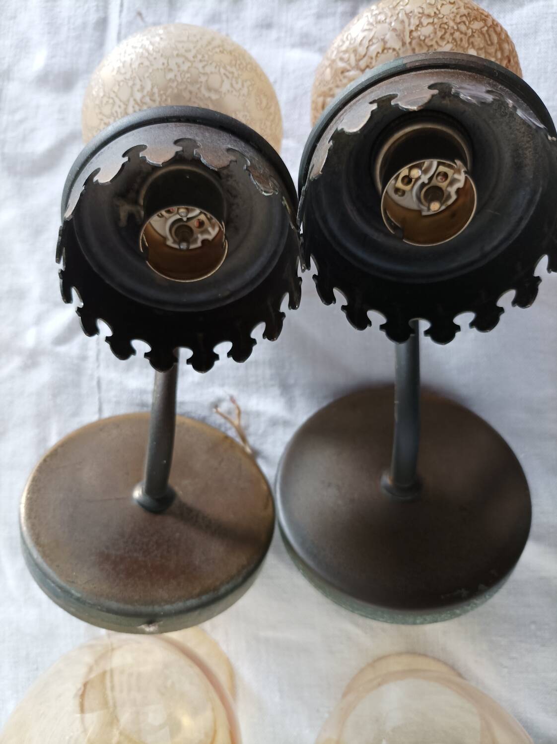 Pair of vintage wall lights