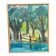 Original Swedish Oil On Canvas – “Forest Gate” By Stig Allan – Vintage & Framed – 57 × 49 Cm