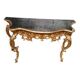 Console dorée style Louis XV