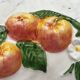 Fruit dish in apple slip