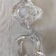 Paire de bougeoirs en cristal Villeroy et Boch