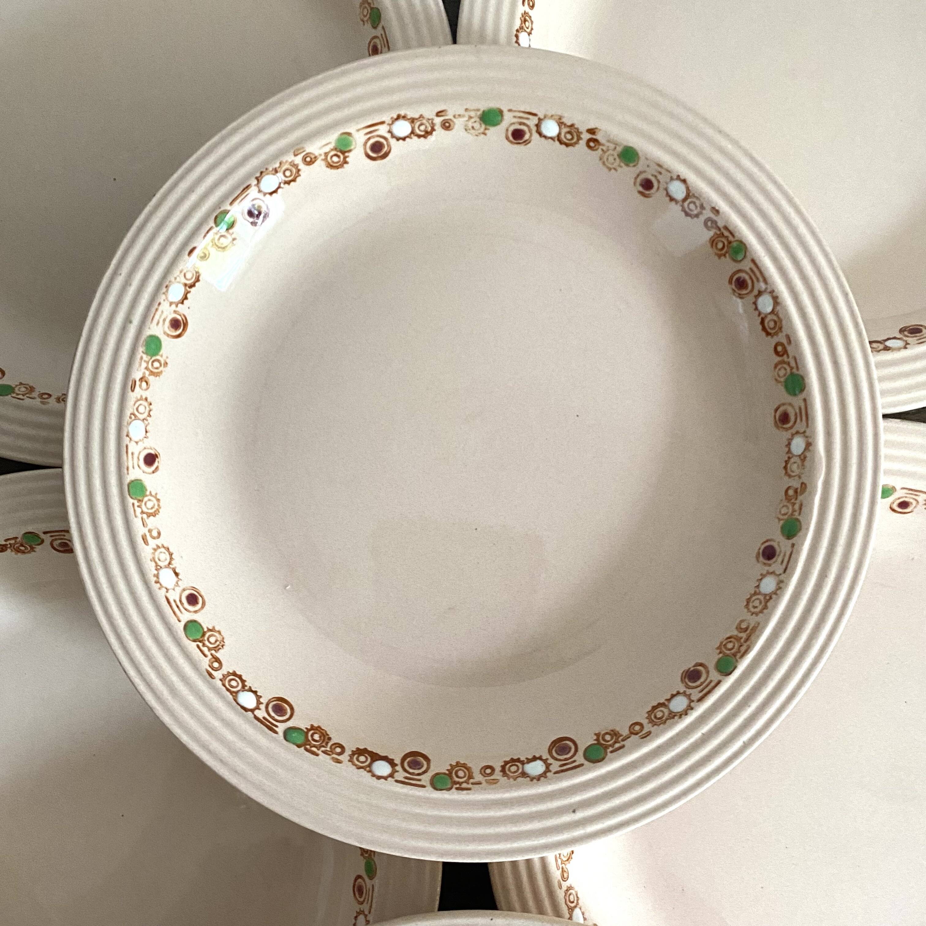 Longwy Betty model soup plates