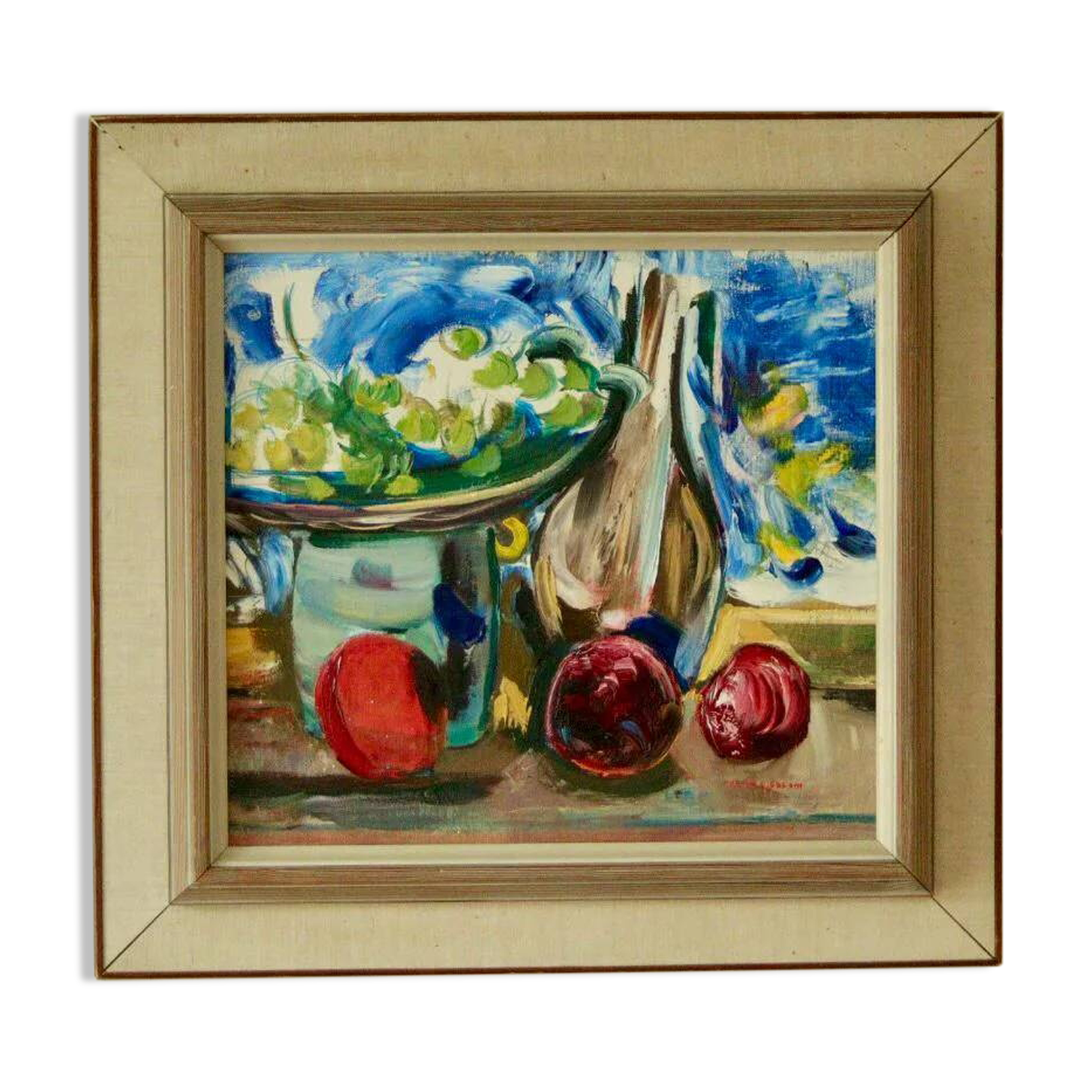 Original Swedish oil on panel – still life by Martin Sjöblom