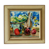 Original Swedish oil on panel – still life by Martin Sjöblom