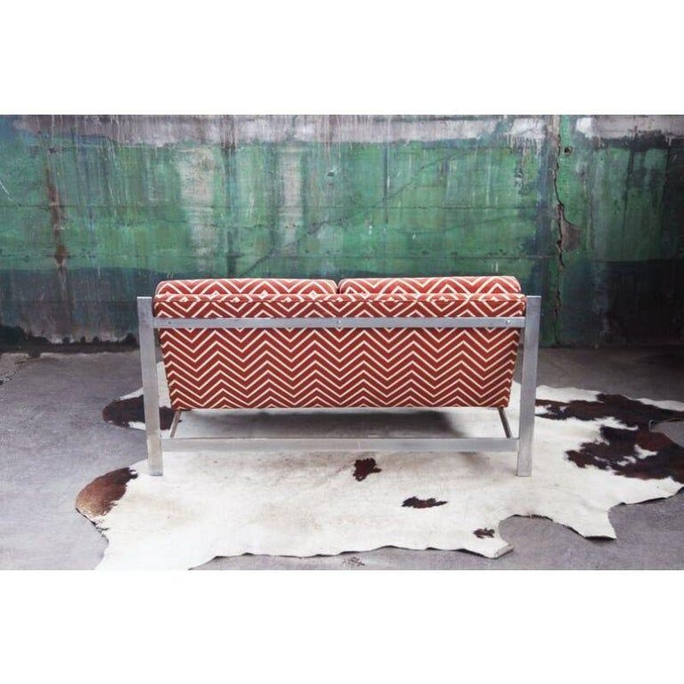 Cy Mann sofa in Chrome, 1970s