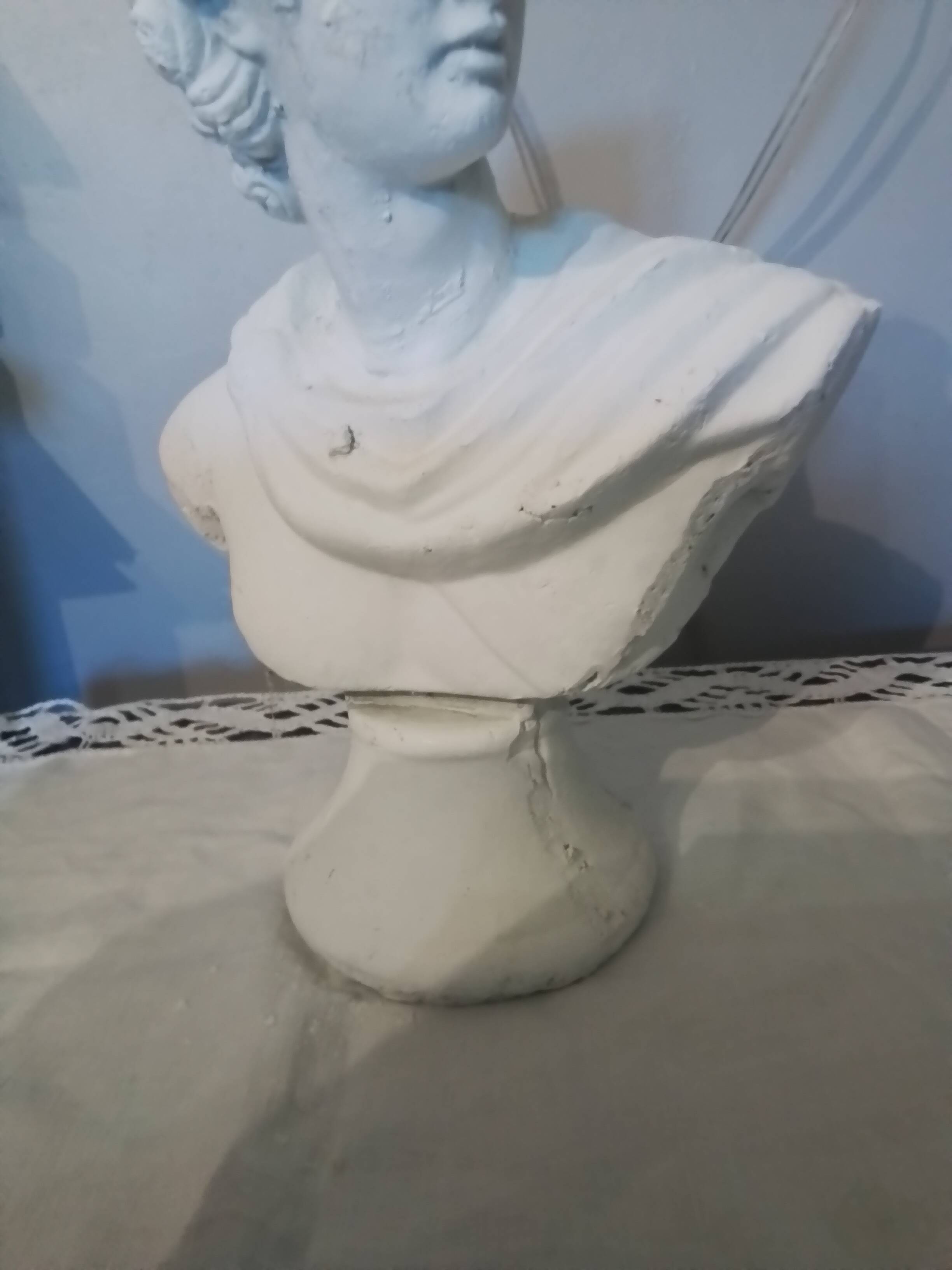 Plaster bust of Poseidon
