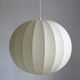 Mid-century german cocoon pendant lamp from goldkant leuchten