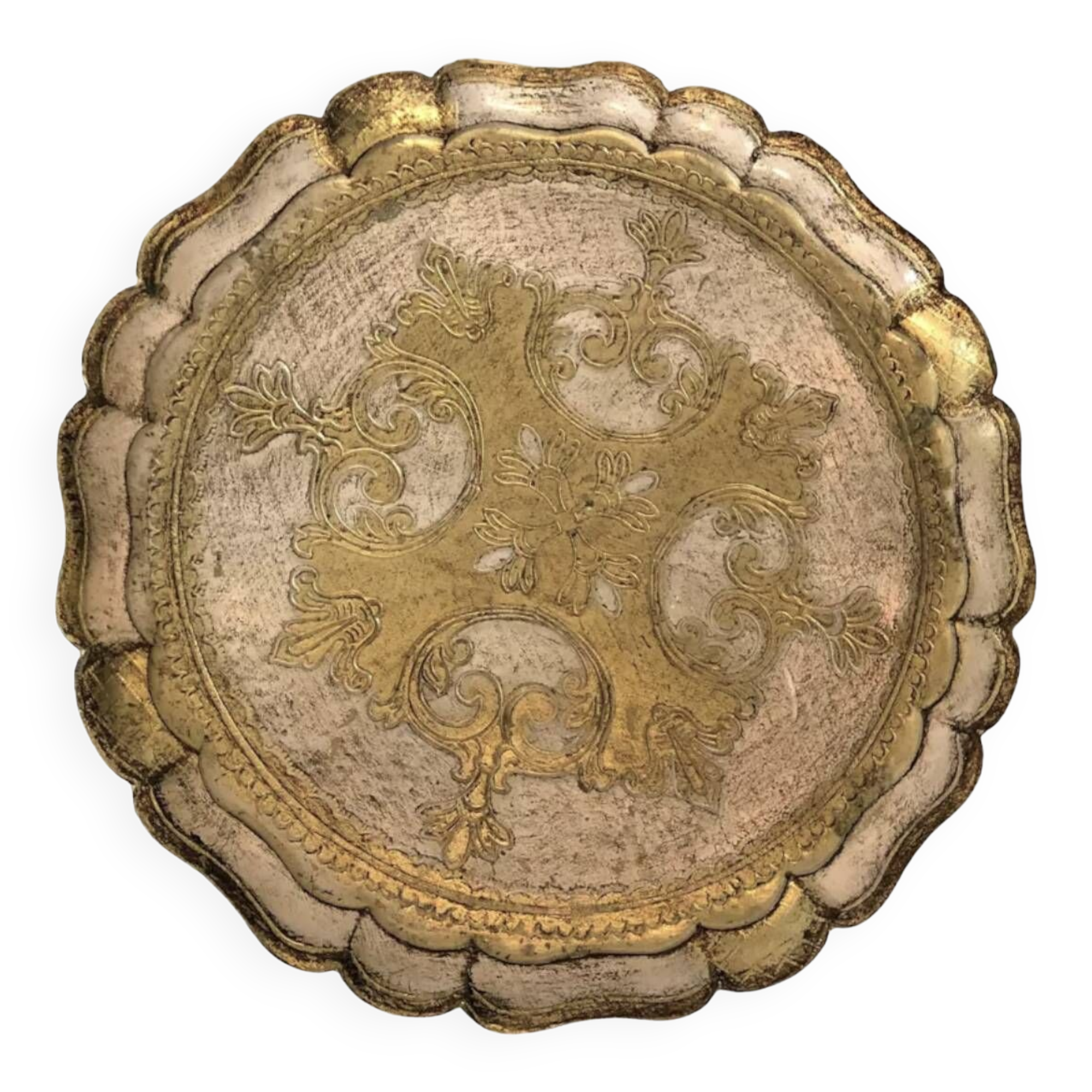 Golden Beige Italian Tray