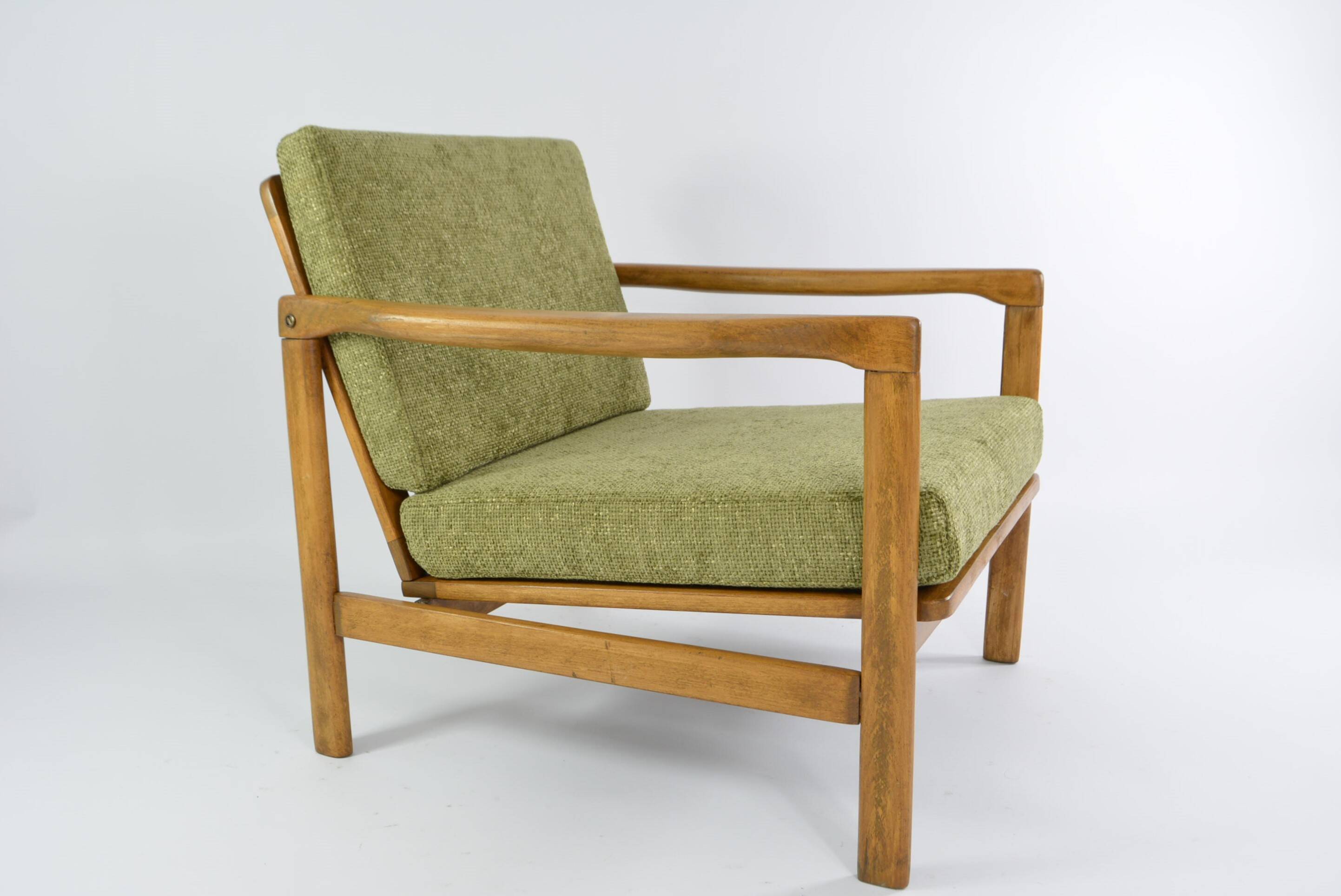 Olive heather BZ armchair