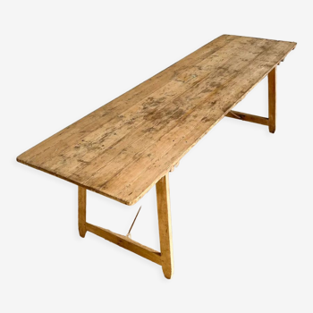 Ancienne table de guinguette pliante