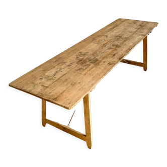 Ancienne table de guinguette pliante