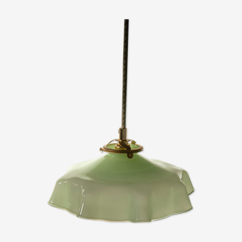 Water green vintage globe pendant lamp