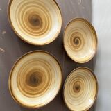 Set of 4 soup plates signed Longchamp