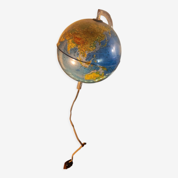 Globe terrestre lumineux Grange Batélière 1972