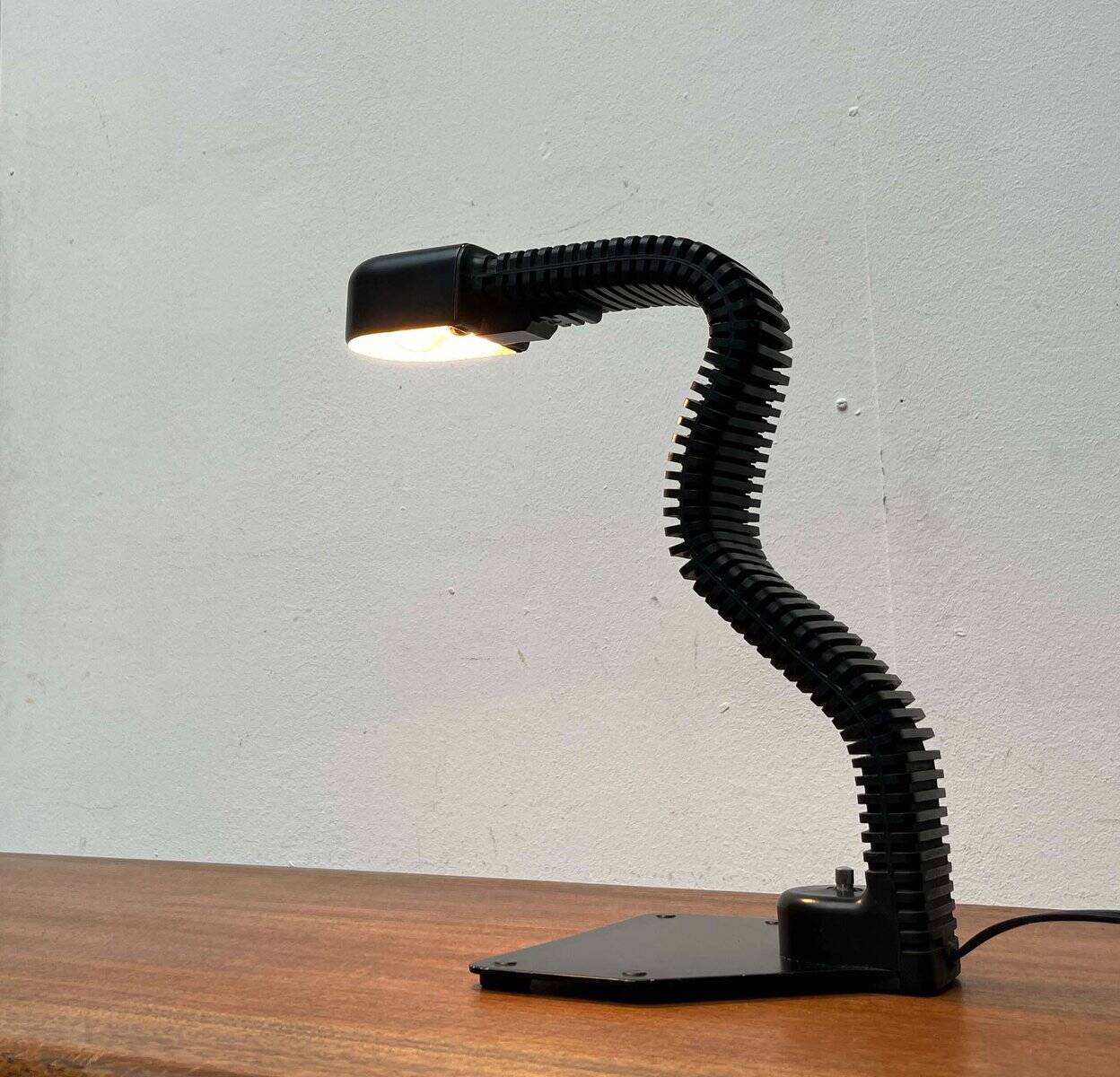 Vintage Space Age Cobra Table Lamp by Masayuki Kurokawa for Staff, 1970s