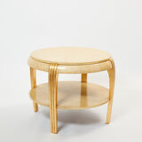 Side table parchment gilding 1930s