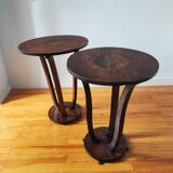 Paire de consoles Art déco en bois